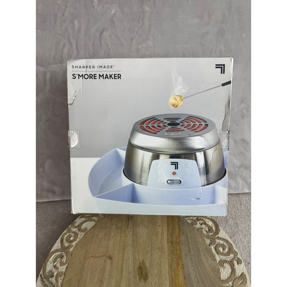 Sharper Image S'more Maker Electric Indoor Marshmallow Roaster Stainless‎ Steel